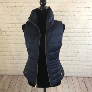 Pre-loved Lilly Pulitzer Lauren Vest Navy Duck Down Filled Women's S